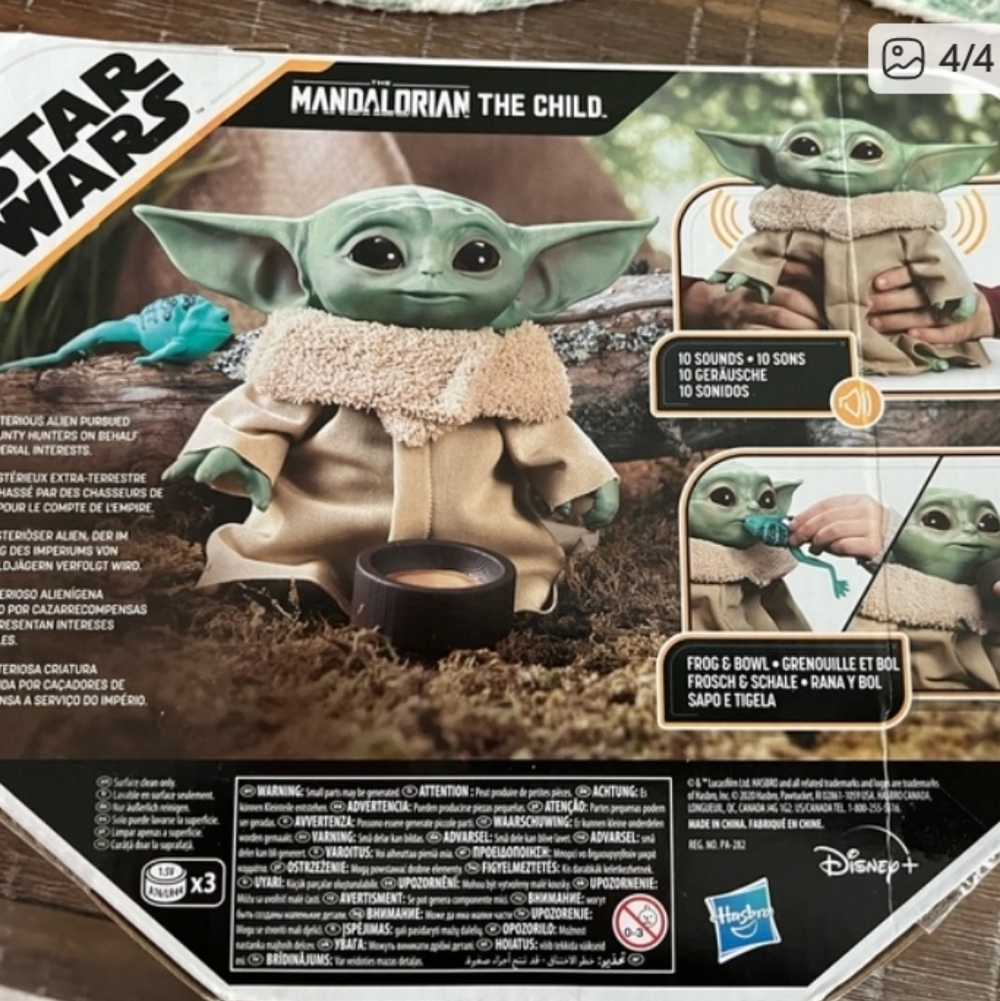 Disney Star Wars Baby Yoda Talking Plush Toy - Picture 7 of 7